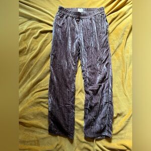 Pink velvet pants. Size Small. Good conditions. Worn a couple of times